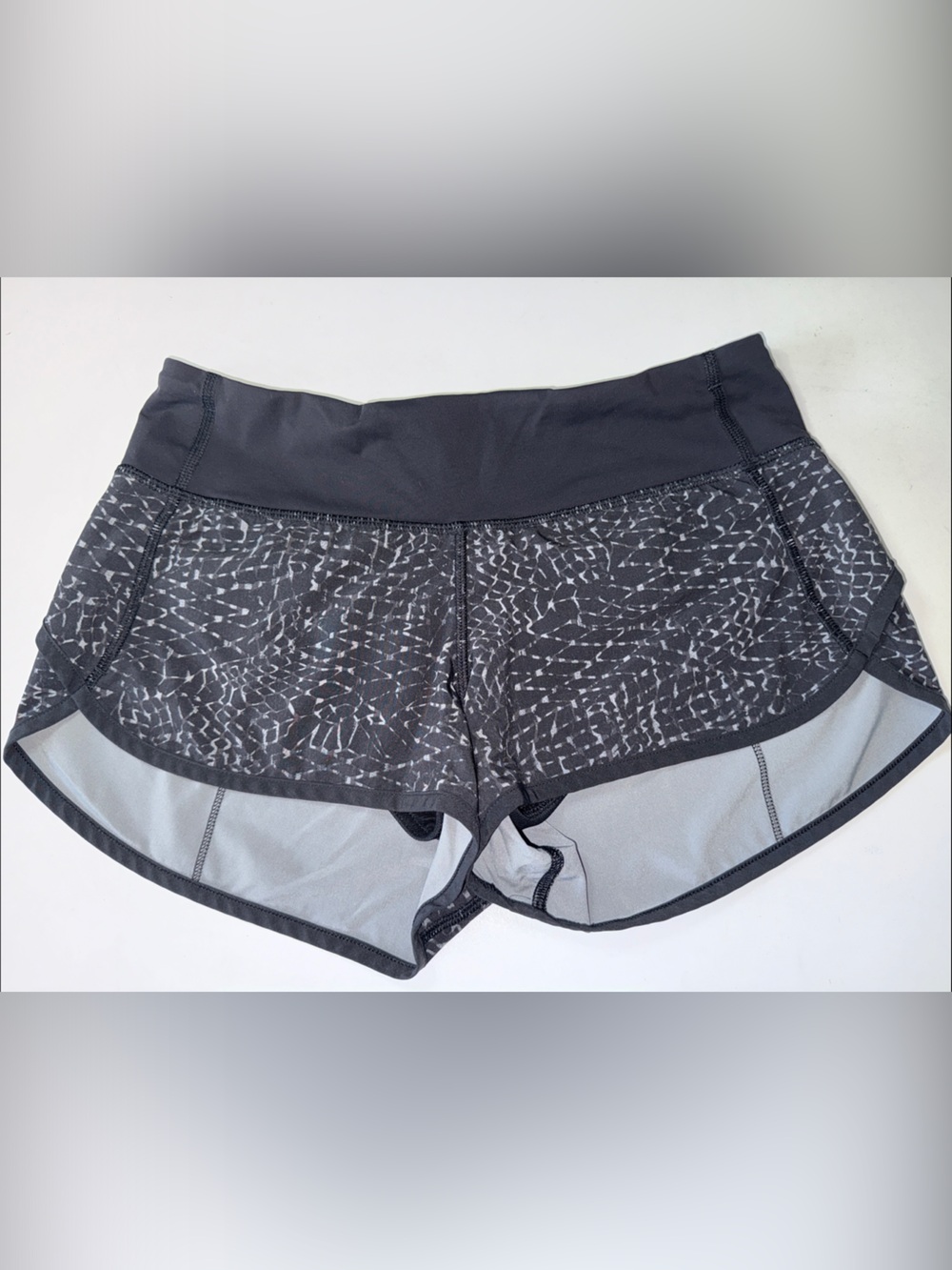 Lululemon Shorts Running Zipper Pocket Lightweight Size 4  2.5”inseam